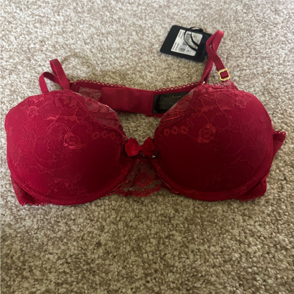 Honey Birdette Scarlet Lace Bra
